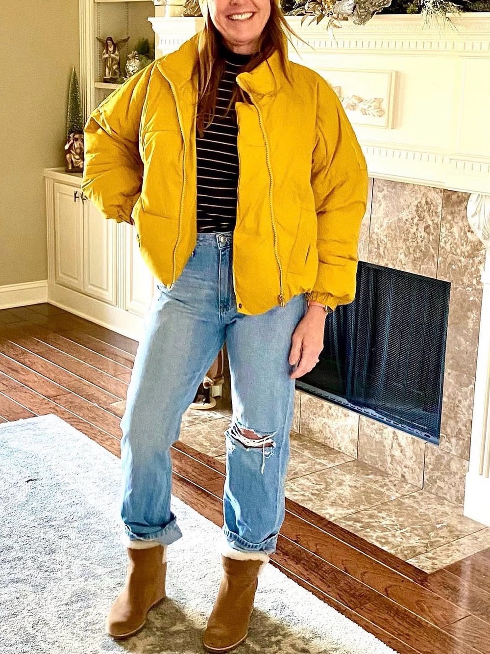 CAbi Puff Piece, Yellow, Size Large
